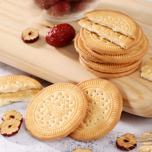 沃尔玛惠宜 早餐饼干 牛奶/黄油/红枣味/1kg包邮办公休闲零食