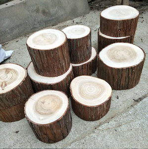 原木头小木桩底座摆件树桩杉木墩拍照diy装饰道具展示栅栏围栏