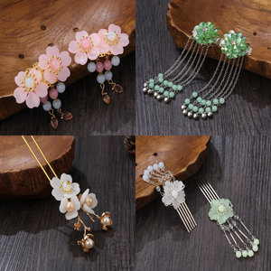 欣怡古装头饰全新步摇流苏汉服配饰品新款发簪古风手工发饰珠钗子