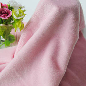 粉色绒布毛绒布