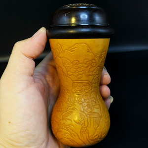 天一阁精品天津名家砑花掐花押花山水图本长高身蛉虫扎嘴蝈蝈葫芦