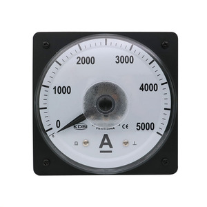 kdsi指针式毫安表ls-110 dc4-20ma 5000a 轮船仪表 圆形开孔电表