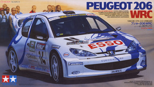 田宫 24221 1/24 标志 Peugeot 206 1999年 WRC