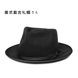男黑礼帽