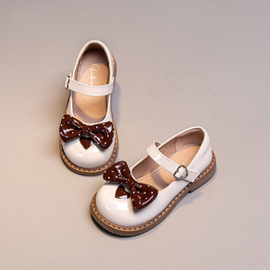 next long女童鞋儿童公主小皮鞋22年夏季新款软底宝宝浅口单鞋