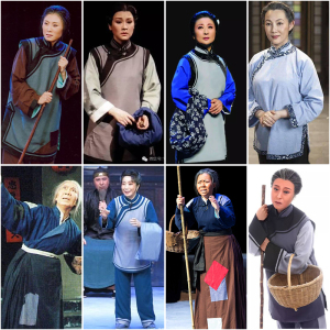 古代农民平民百姓女汉服掌柜孙二娘古装村姑丫鬟老太演出服装出租72人