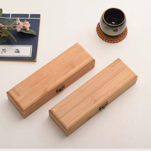 定制采耳收纳盒首饰盒定做小盒子毛笔礼品空盒长方形翻盖竹木盒子