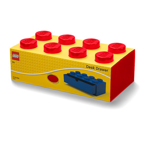 乐高ROOM积木抽屉式办公室桌面收纳盒子神器LEGO儿童文具玩具家居