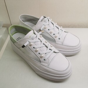 清仓特价千佰莉专柜正品夏季女鞋纱网透气真皮小白鞋11651028674