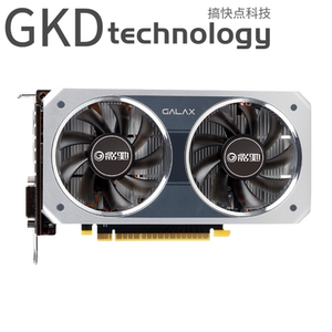 gt610疯牛病版 4g游戏显卡 双风扇散热升级gtx1650 4g 无外接供电