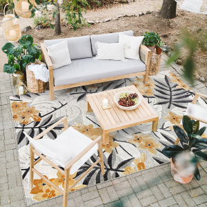 00阿苏斯旗舰店天猫户外庭院花园院子专用地毯露天阳台室外露台防水