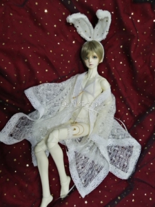 猫又社bjd娃衣4分3分sd17龙魂叔基佬色气兔男郎睡衣套装bunny3.