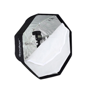 神牛八角柔光箱95cm伞式便携柔光罩闪光灯柔光摄影箱反射柔光布罩