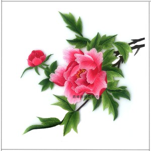 苏绣刺绣手工diy套件初学自绣牡丹花中国结材料包客厅挂画教程