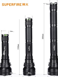 Supfire神火L3 L12手电筒专用延长管  配件短款加长筒 也有套装