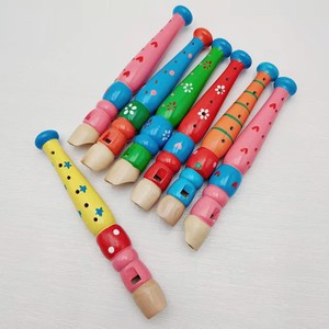 360人付款天猫福孩儿 木制幼儿童笛子玩具 8孔竖笛小孩初学男女孩宝宝