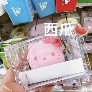 现货 日本正品 迷你三丽鸥kitty粉红白黑色硅胶包零钱包口金挂件