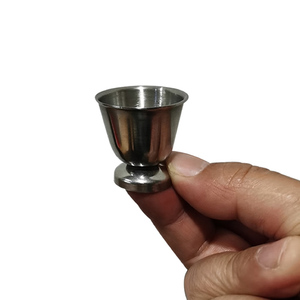 超迷你酒杯小号白酒杯304不锈钢酒杯家用烈酒杯小酒盅金属小杯子