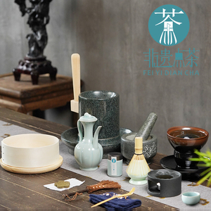 宋代点茶套装知否点茶茶具抹茶工具建盏十二先生宋代点茶工具全套