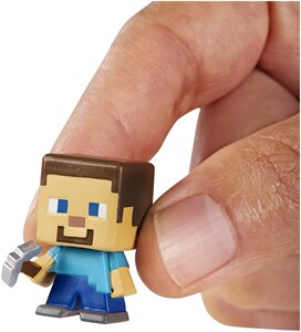 我的世界周边苦力怕金色史蒂夫人偶q版像素手办摆件儿童兼容乐高