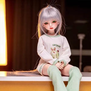 小型二次元娃娃bjd人偶迷你可动硅胶动漫等身软体手办萝莉玩偶