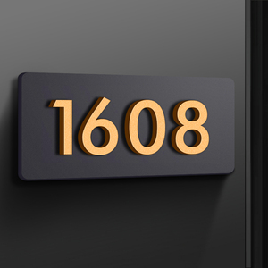 亚克力门牌号码牌定制家用数字门贴创意个性房间号数字贴家庭住宅入户