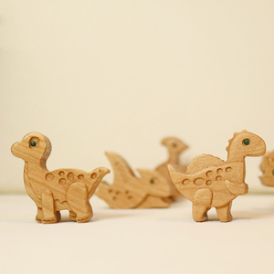 新款创意恐龙实木拉手男生女生儿童房衣柜门抽屉把手可爱装饰挂钩