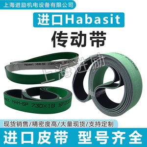 Habasit进口平皮带 尼龙片基皮带 加强PVC输送带高速传动带哈巴西