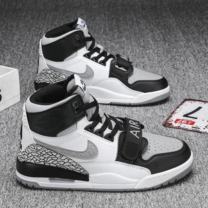 aj312篮球鞋高帮男女室外运动鞋缓震耐磨情侣低帮运动三合一实战