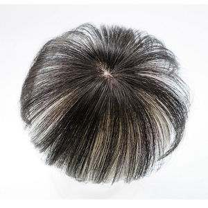 恒发假发片女头顶补发片短发头顶稀少遮白发迷你真发补发顶一片式