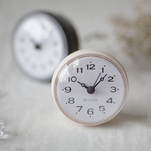 防水挂钟北欧简约静音家用钟表温湿度计时钟倒计时小挂表秋冬季