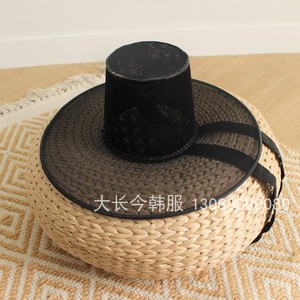 时尚宝贝演出服淘宝少数民族朝鲜族男童相帽 演出服帽子原创韩国