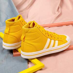 春新品懒蛋蛋女鞋高帮透气白色休闲鞋fy2939adidas猎途专卖店283