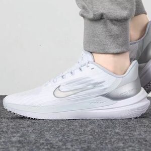 nike耐克登月9代zoom透气跑鞋男鞋黑白休闲运动女2022夏季dd6203