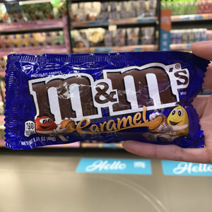 香港代购 美国进口m&ms焦糖夹心巧克力mm豆袋装40g