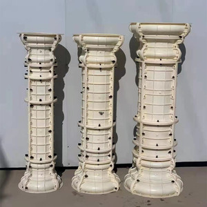 圆形光面水泥罗马柱模具别墅建筑圆柱子阳台护栏花瓶柱大门柱磨具