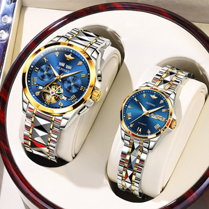 欧品客情侣手表一对表男表女表送礼瑞士品牌十大新款全自动机械表