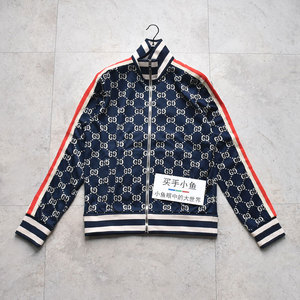 买手小鱼 22早春 gucci 经典双g提花拉链夹克外套 男女 现货