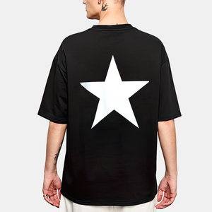 fog正品 fear of god essentials复线后背五角星短袖t恤男女同款