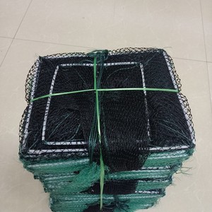 6米尾部6股有结网21节16门压膜须进鱼口河虾笼龙虾笼