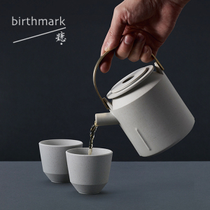 短嘴提梁壶450ml／茶壶套装／一壶两杯|痣birthmark