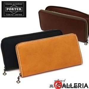 日本代购 porter吉田 日产 男士简约真皮大容量长款钱包071-04972