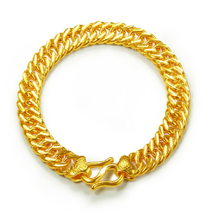 手链男金纯金正品