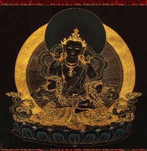密大日如来唐卡玄关挂画西藏手绘尼泊尔进口唐密佛像装饰0人付款14979