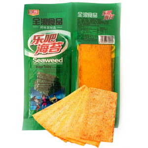 全浪乐吧海苔辣条辣片风味调味面制品手撕素肉经典零食品