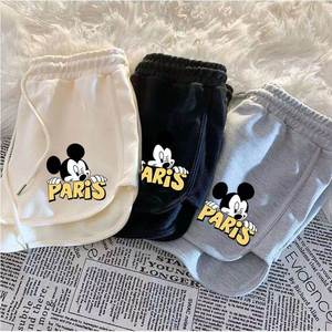 g男童休闲运动短款棉质夏季新款米奇老鼠印花中大童宝宝薄款裤子