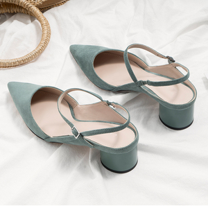 小ck单鞋女仙女风2019夏季新款温柔百搭尖头浅