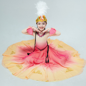 新疆舞发型怎么梳儿童图片