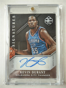 正版nba球星卡 杜兰特10编限量panini帕尼尼亲笔签字卡 签名卡