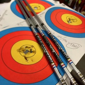 easton伊斯顿复合弓室内比赛箭x23铝箭7178航空铝9.3mm直径千直度